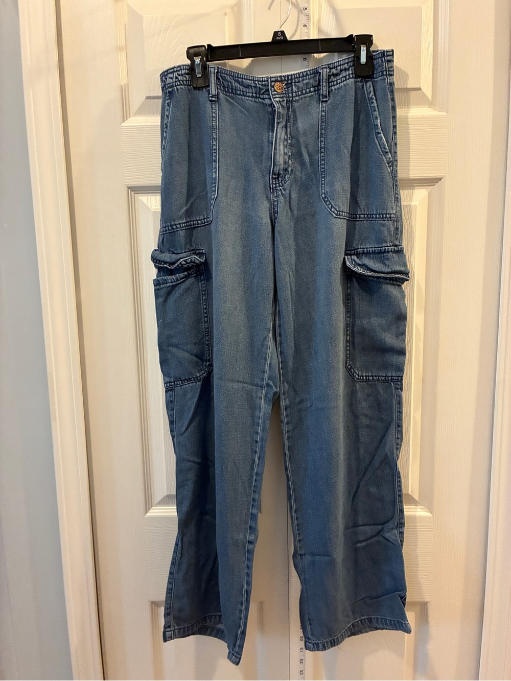 Juniors Rewash Cargo Jeans, Size 7/28